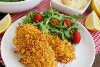Crunchy Honey-Mustard Baked Chicken Strips