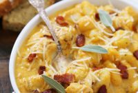 Savory Pumpkin Gnocchi with Bacon and Sage