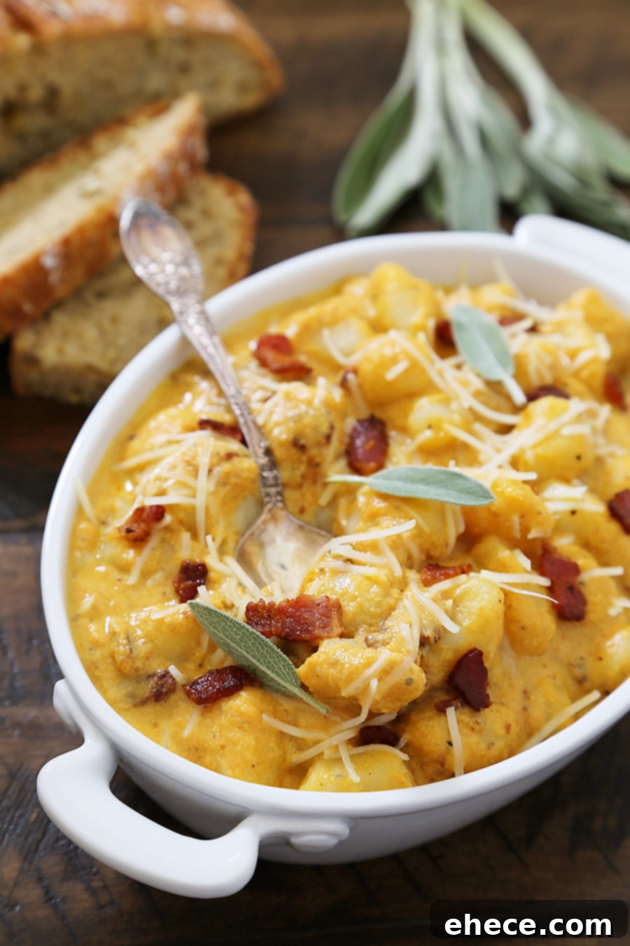 Savory Pumpkin Gnocchi with Bacon and Sage 1 featured 11209