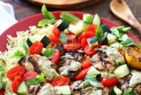 Greek Tahini Chicken with Sun-Kissed Lemon Orzo