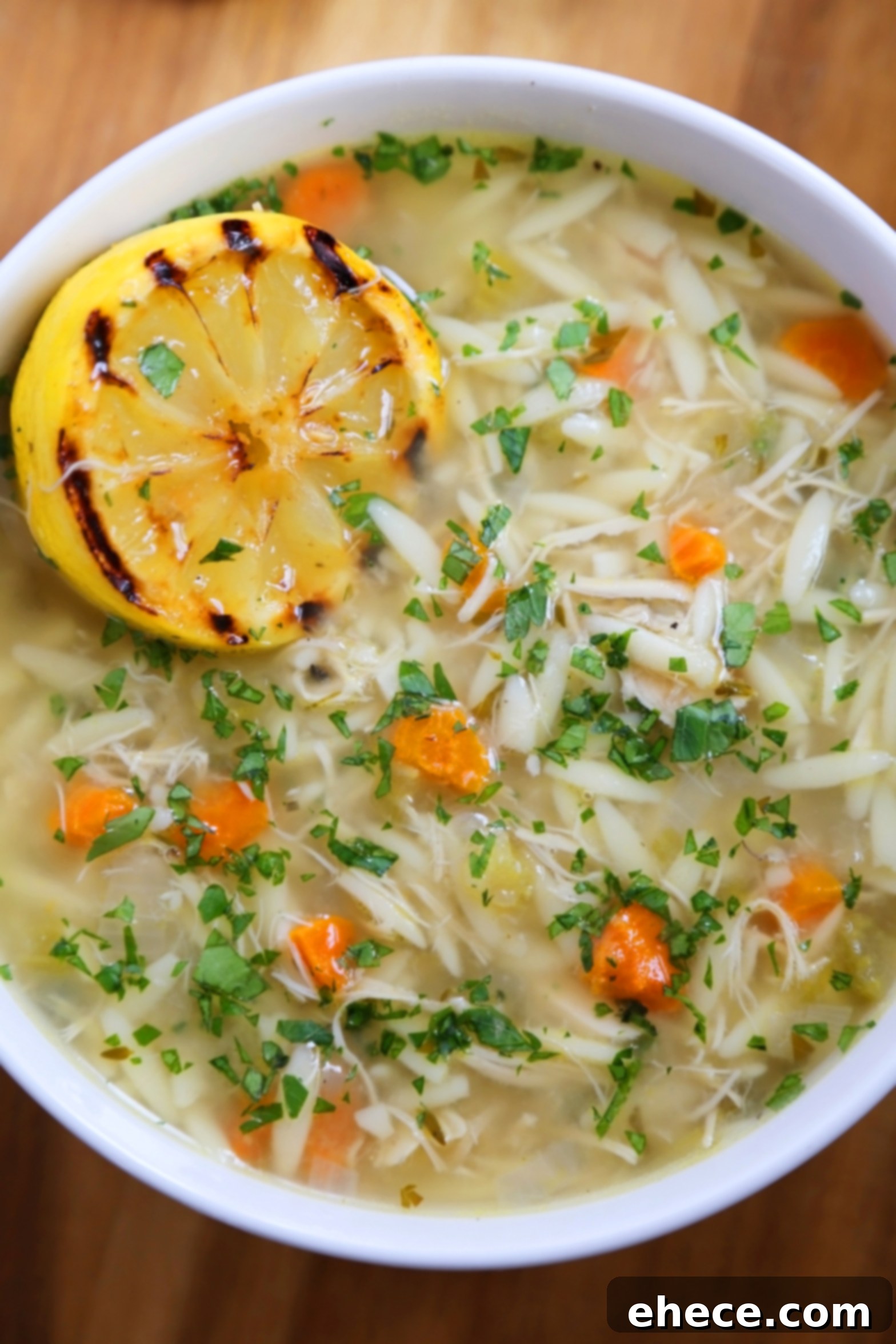 Zesty Lemon Chicken & Orzo Soup 1 featured 12495