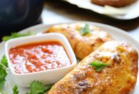 Savory Sausage, Ricotta & Garden Veggie Calzones
