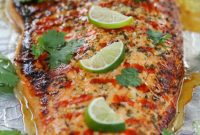 Honey Cilantro Lime Salmon Packets
