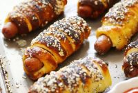 No-Fuss Everything Pretzel Dogs