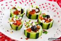 Refreshing Mediterranean Cucumber Bites
