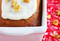 Warm Gingerbread Loaflets with Zesty Cream Cheese Glaze