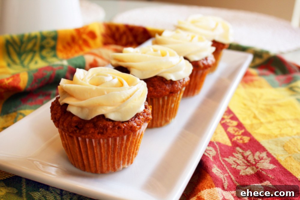 Spiced Carrot Cupcakes Crowned with Cream Cheese Bliss 1 featured 197