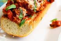 Eggplant Parmigiana Baguette Melt