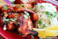 Vibrant Tandoori Chicken with Aromatic Basmati