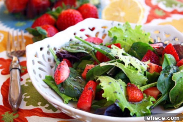 Strawberry Field Greens with Poppy Seed Vinaigrette 1 featured 243