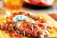 Creamy Chicken Enchilada Bake