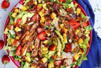 Golden Honey Mustard Chicken Salad