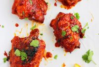 Zesty Orange Lacquered Chicken Thighs