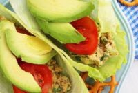 Creamy Avocado Tuna Lettuce Cups
