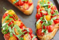 Fresh Tomato and Warm Mozzarella Bruschetta