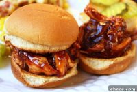 Homestyle BBQ Pulled Chicken Sandwiches
