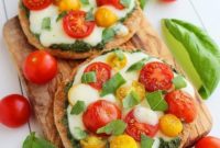 Wholesome Pesto Caprese Mini Pizzas