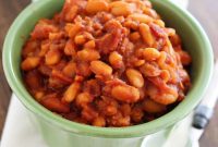 Sweet and Smoky Maple Bourbon Baked Beans
