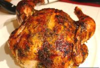 Golden Honey Glazed Chicken with Zesty Lemon Tarragon Butter