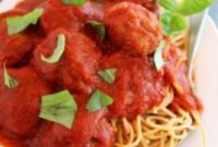 Slow Cooker Pesto Turkey Meatballs in Zesty Marinara