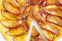 Golden Caramel Apple Tart