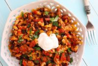 Easy Skillet Chicken Chili Mac