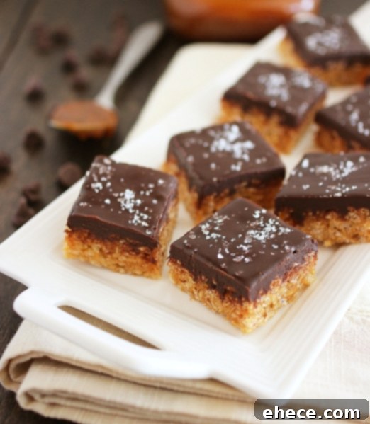 Salted Caramel Chocolate Crispy Squares 1 featured 4685