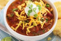 Hearty Slow Cooker Turkey Chili