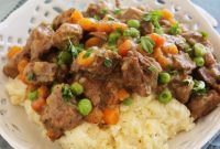 Hearty Irish Beef Stew with Creamy Mashed Potatoes