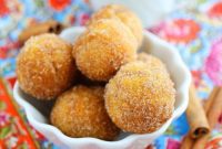 Baked Apple Cider Donut Poppers