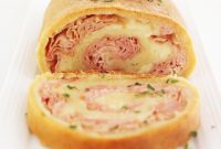 Three-Ingredient Baked Ham and Cheese Swirls