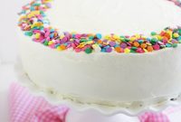 Sunshine Yellow Birthday Cake with Dreamy Vanilla Frosting