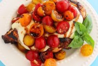 Balsamic Glazed Caprese Chicken