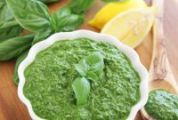 Vibrant Spinach Basil Pesto