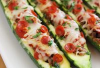 Zucchini Pizza Boats