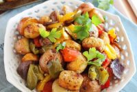 One-Pan Roasted Chicken Sausage, Peppers, and Potatoes