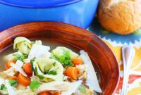Comforting Chicken Tortellini Soup