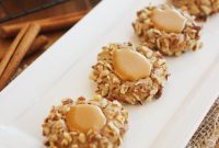 Warm Spiced Caramel Thumbprints