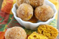 Pumpkin Spice Donut Bites