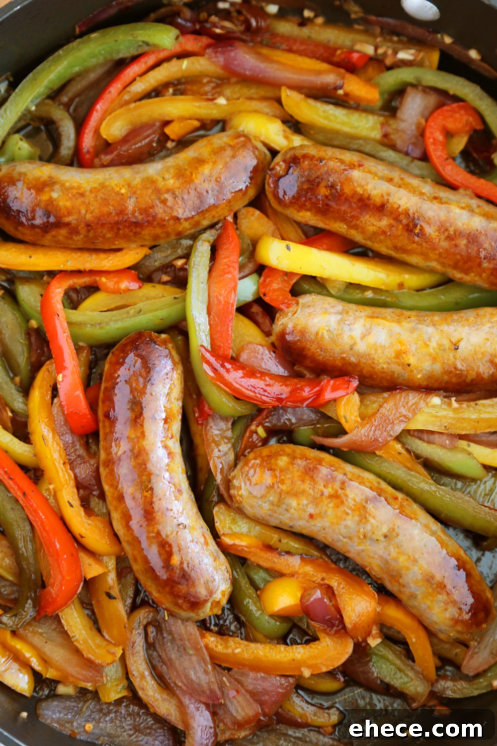 Rustic Skillet Sausage and Peppers 1 featured 7447