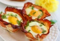 Crispy Ham Egg Nests