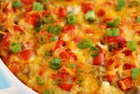 Savory English Muffin Breakfast Bake