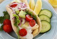 Slow Cooker Gyros Feast: Succulent Chicken and Tangy Tzatziki