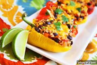 Spicy Fiesta Stuffed Bell Peppers