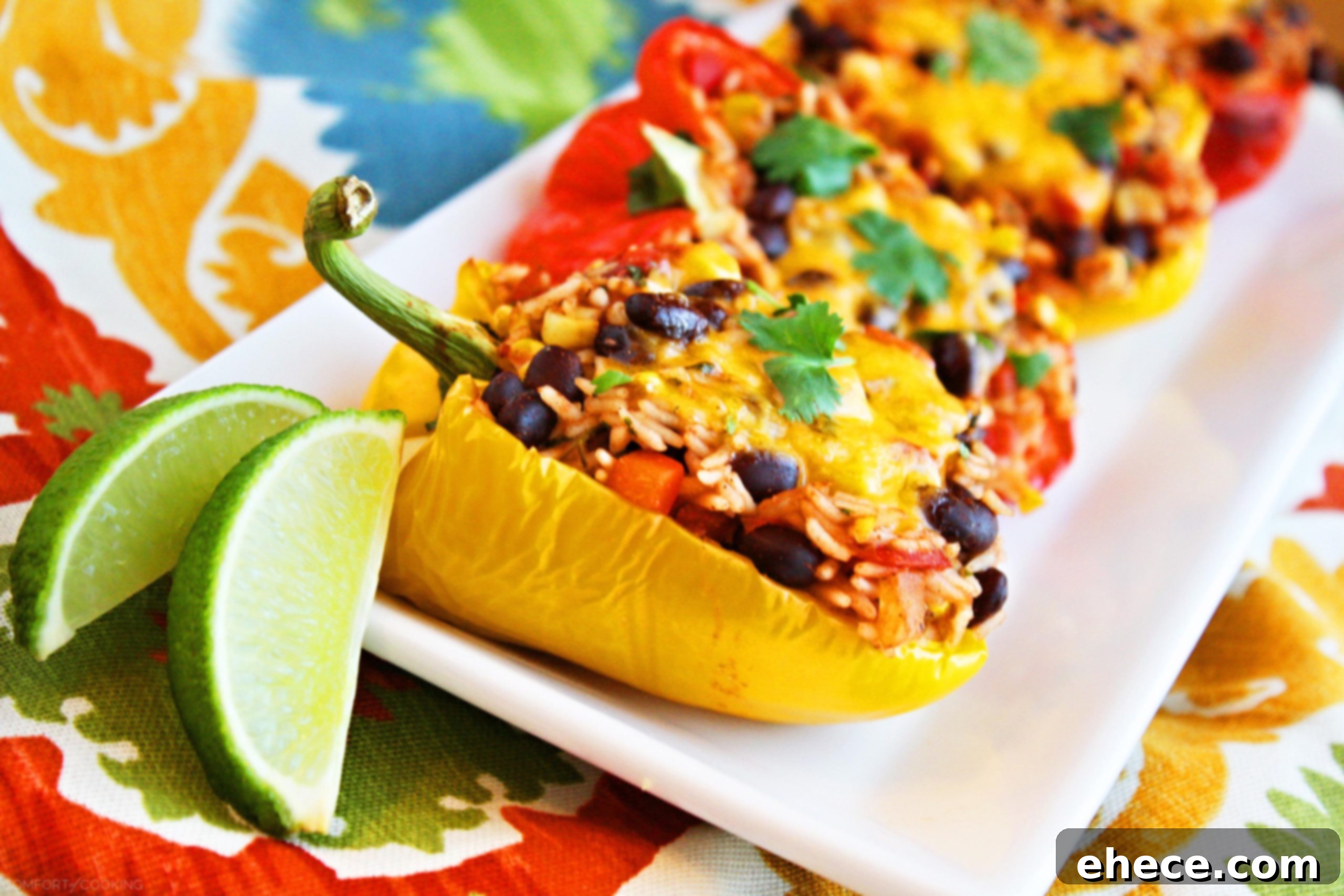Spicy Fiesta Stuffed Bell Peppers 1 featured 90