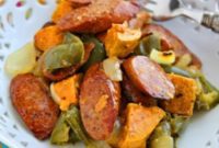 Golden Sausage & Sweet Potato Medley