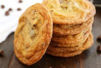 Irresistibly Thin and Chewy Chocolate Chip Cookies