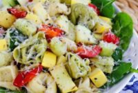Savory Spinach Tortellini Salad
