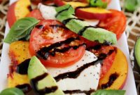 Sun-Kissed Peach and Avocado Caprese