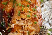 Honey-Soy Glazed Salmon Foil Packets